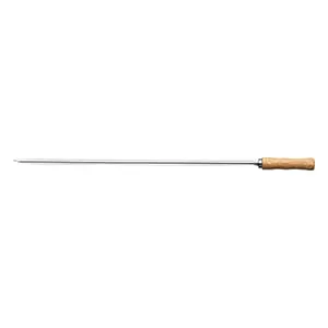 Foto 2 de Espeto Para Churrasco Inox Cabo Madeira 75cm Ref.26418075 Tramontina