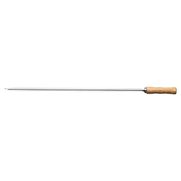 Foto 2 de Espeto Para Churrasco Inox Cabo Madeira 95cm - Tramontina