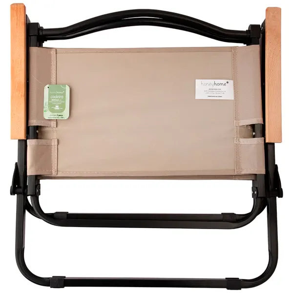 Foto 2 de Cadeira Dobrável Tecido Impermeável Até 100kg 54x41x59cm LM2164 - honeyhome