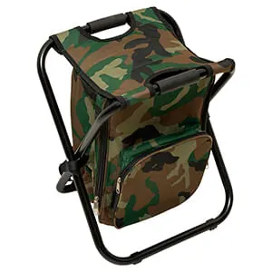 Foto 2 de Assento Dobrável 2 e 1 Com Mochila Térmica Impermeável 100% Poliéster