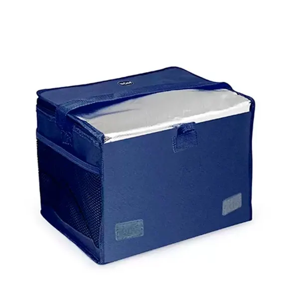 Foto 3 de Bolsa Térmica Poliéster Azul E Prata 10 Litros 3609 - Mor