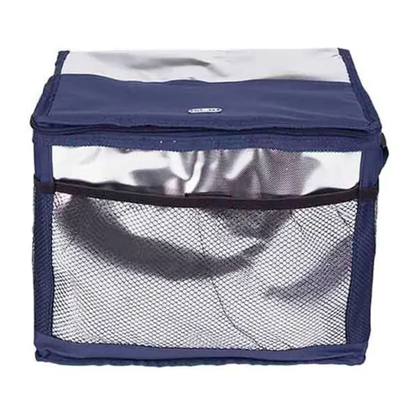 Foto 3 de Bolsa Térmica Poliéster Azul E Prata 15 Litros 3610 - Mor