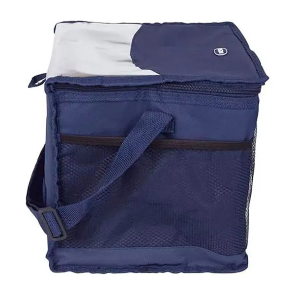 Foto 5 de Bolsa Térmica Poliéster Azul E Prata 15 Litros 3610 - Mor