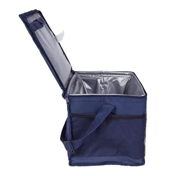 Foto 7 de Bolsa Térmica Poliéster Azul E Prata 15 Litros 3610 - Mor