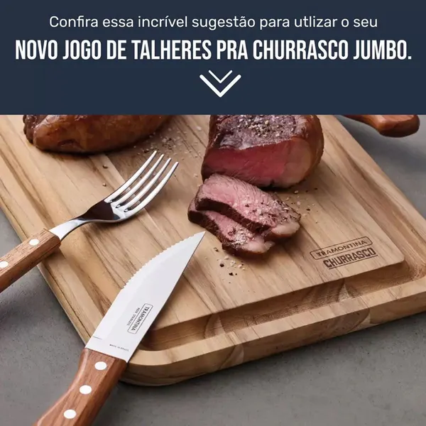 Foto 4 de Jogo Churrasco Dybanic 12 Peças - Tramontina