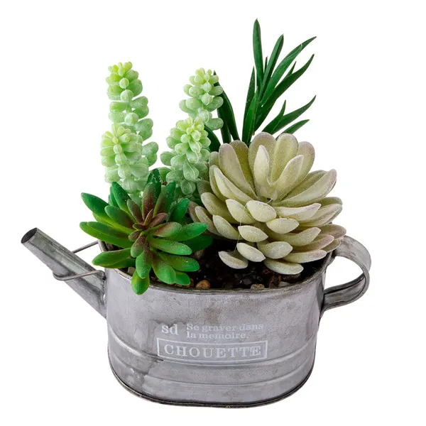 Foto 3 de Vaso Jardineira Planta Harmonia Ferro PVC Sortido 10x10x22cm LM1759 - honeyhome