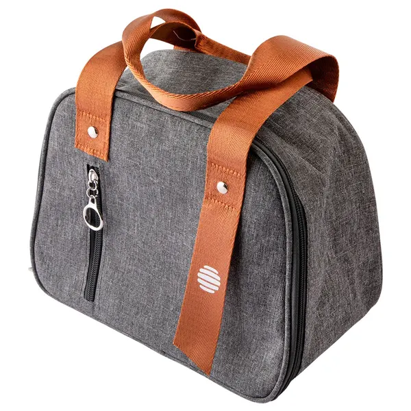 Foto 3 de Bolsa Frasqueira Térmica com Fecho e Alças Bolso Lateral Poliéster Catiônico Sortida 24x15x19cm LM1991 - honeyhome
