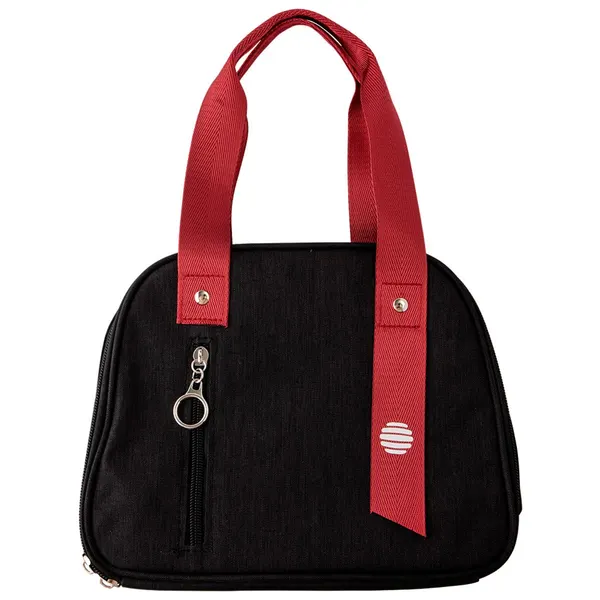 Foto 4 de Bolsa Frasqueira Térmica com Fecho e Alças Bolso Lateral Poliéster Catiônico Sortida 24x15x19cm LM1991 - honeyhome