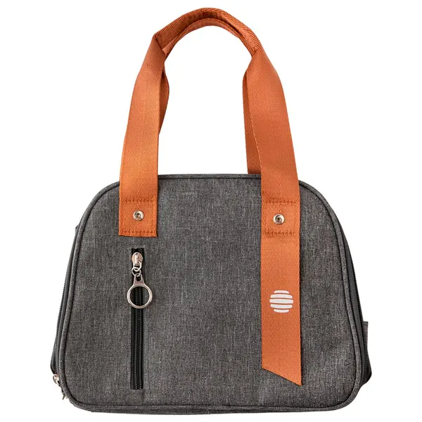 Foto 6 de Bolsa Frasqueira Térmica com Fecho e Alças Bolso Lateral Poliéster Catiônico Sortida 24x15x19cm LM1991 - honeyhome