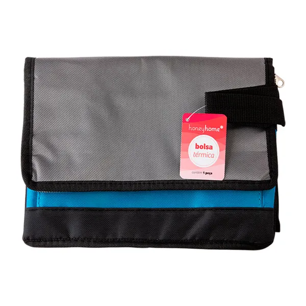 Foto 3 de Bolsa Térmica Com Fecho E Alças P Poliéster Sortida 28x17x20cm LM1993 - honeyhome