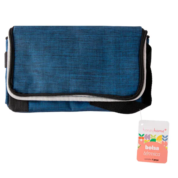 Foto 7 de Bolsa Térmica Retangular com Fecho Poliéster Catiônico Sortida 22x14x14cm LM1992 - honeyhome