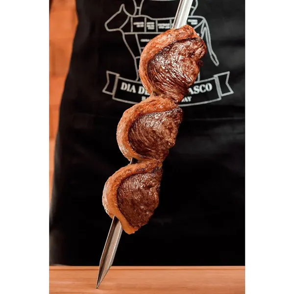 Foto 4 de Espeto Para Churrasco Inox Cabo Madeira 95cm - Tramontina