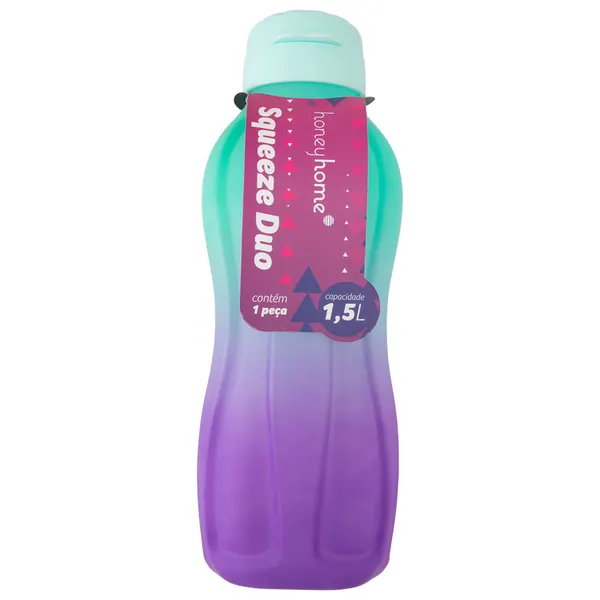 Foto 4 de Squeeze Duo 1500ml Plástico Sortido 27,5x9x9cm LM1719 - honeyhome