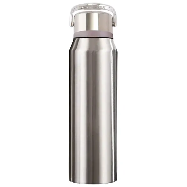 Foto 3 de Garrafa Térmica Portátil Moderna 650ml Inox Tampa Plástica Sortido 26,3x7cm LM2136 - honeyhome