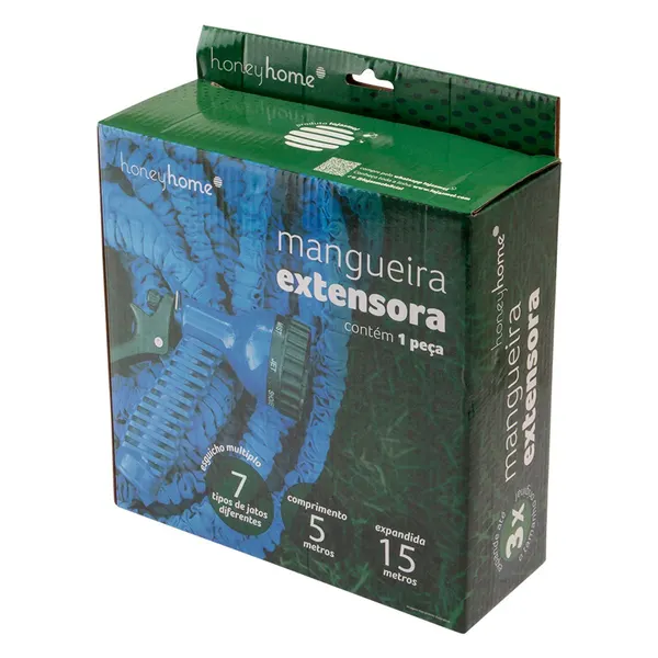 Foto 7 de Mangueira de Jardim Extensora Mágica 5m (Expandível até 15m) com Esguicho Múltiplo - honeyhome