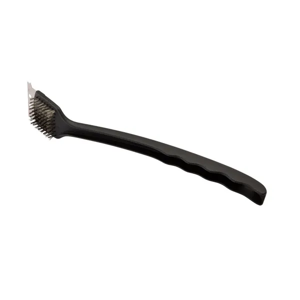 Foto 2 de Escova E Raspador Para Grelha Cabo Plástico E Inox 41x7x3cm LM2630BLK - honeyhome