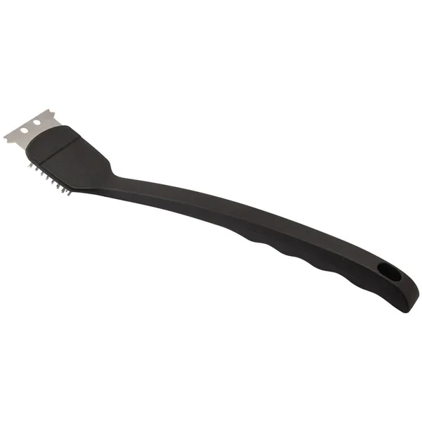 Foto 4 de Escova E Raspador Para Grelha Cabo Plástico E Inox 41x7x3cm LM2630BLK - honeyhome