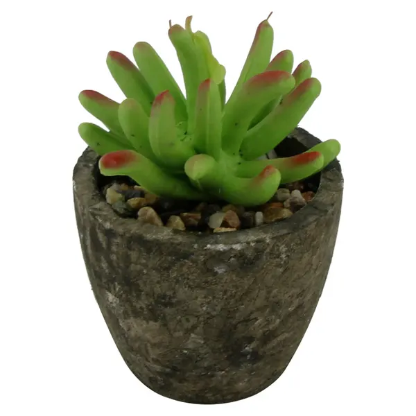 Foto 4 de Mini Suculenta Artificial Sortida Vaso 6x6,3cm / Planta 3,5x8cm LM0698 - honeyhome
