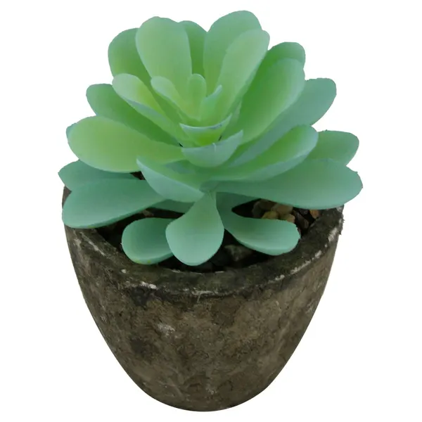 Foto 11 de Mini Suculenta Artificial Sortida Vaso 6x6,3cm / Planta 3,5x8cm LM0698 - honeyhome