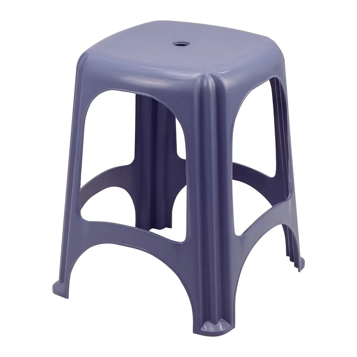Banqueta Niterói Plástico Lilás 45x37cm 92411080 - Tramontina