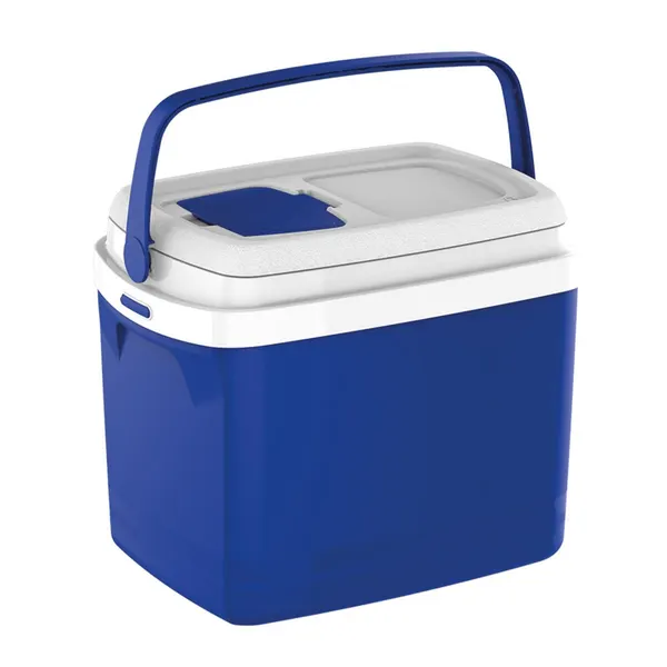 Caixa Térmica Tropical Plástico Azul 32 Litros - Soprano