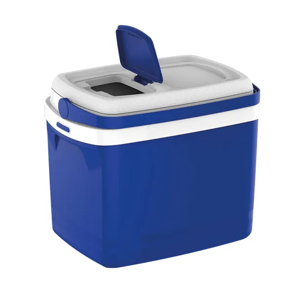 Foto 4 de Caixa Térmica Tropical Plástico Azul 32 Litros - Soprano