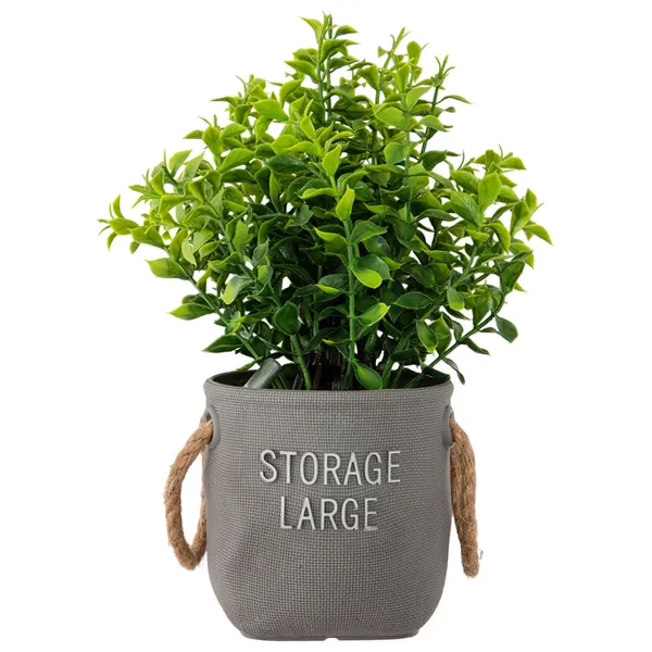Foto 2 de Vaso Alças Planta Sortida Harmonia Plástico 10x10x23,5cm LM3721 - honeyhome