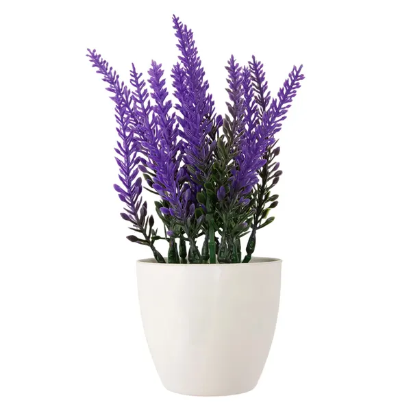 Vaso Lavanda Harmonia Plástico E Pvc 6,5x6,5x17cm Ref.LM3726 honeyhome