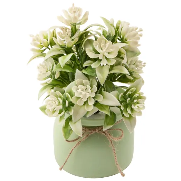 Foto 6 de Vaso com Plantas Sortidas Harmonia Plástico PP e PVC 9,5x9,5x20cm LM3724 - honeyhome
