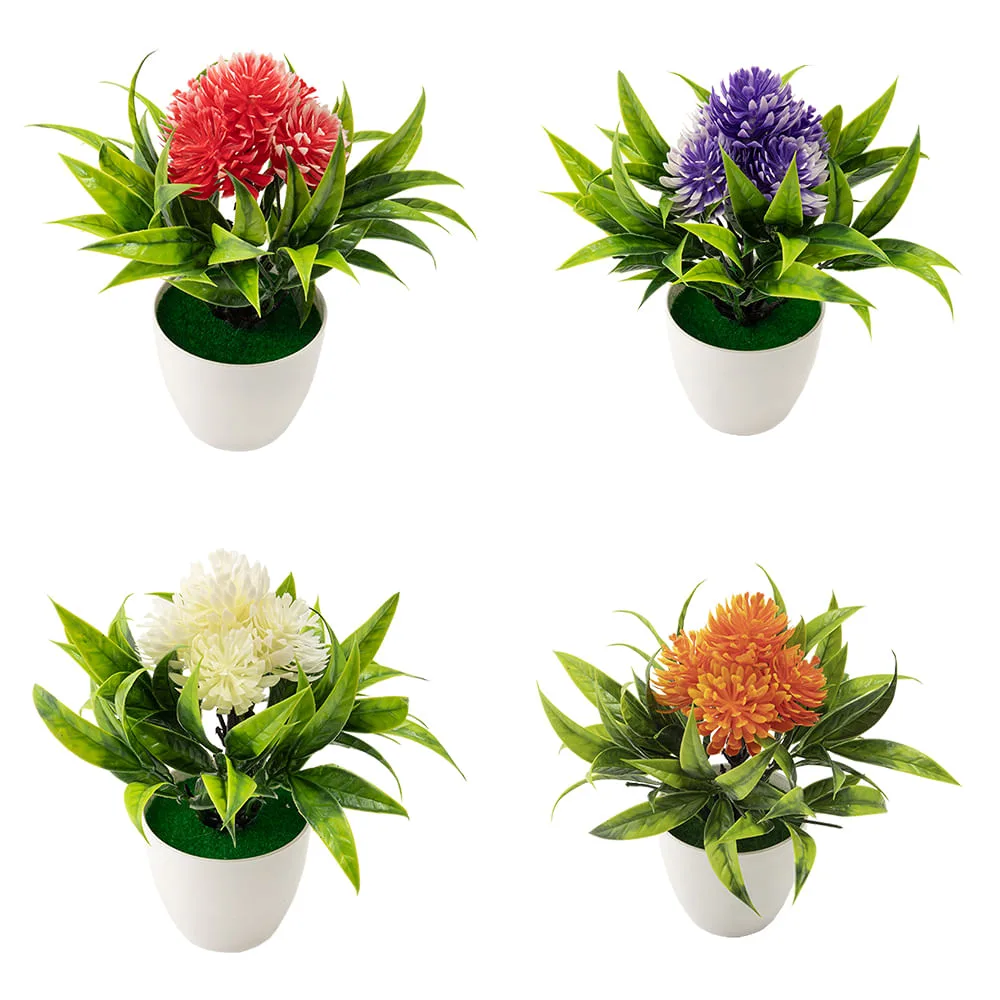 Vaso Flores Sortido Harmonia Plástico PP e PVC 7,5x7,5x15,5cm LM3728 - honeyhome