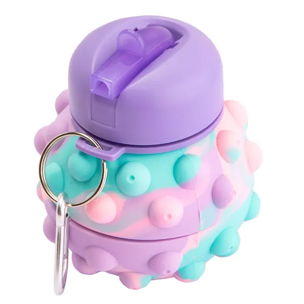 Foto 4 de Squeeze 450ml Silicone de Borracha 9x9x19cm LM4111BB - honeyhome