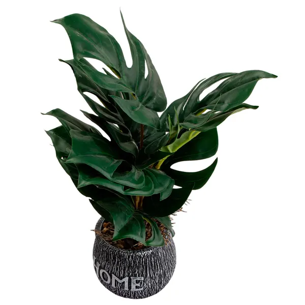 Foto 2 de Vaso Plantas Harmonia Cimento e Plástico PE 10,5x10,5x38cm LM3808 - honeyhome