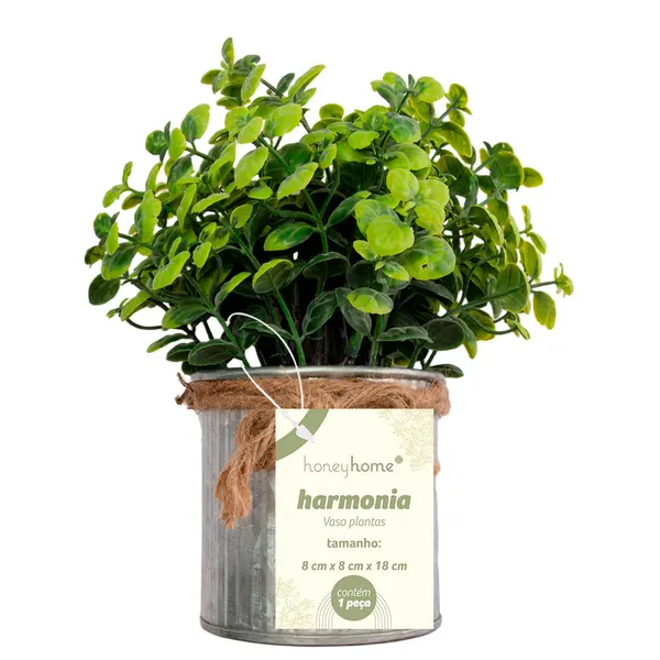 Foto 5 de Vaso Plantas Sortido Harmonia Ferro e Plástico PE 8x8x18cm LM3810 - honeyhome