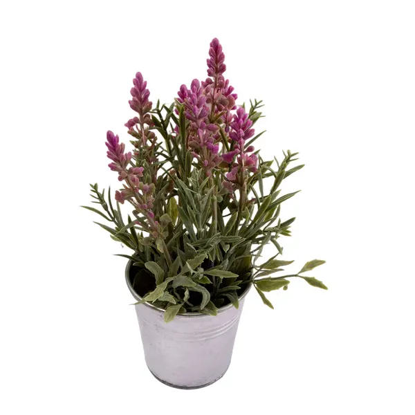 Foto 2 de Vaso Lavanda Harmonia Ferro e Plástico PE Sortido 9,5x9,5x25cm LM3818 - honeyhome