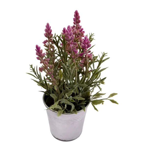 Foto 4 de Vaso Lavanda Harmonia Ferro e Plástico PE Sortido 9,5x9,5x25cm LM3818 - honeyhome