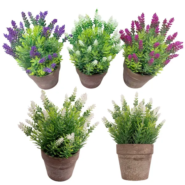 Vaso Plantas Sortido Harmonia Cimento e Plástico PE 9,5x9,5x23cm LM3814 - honeyhome