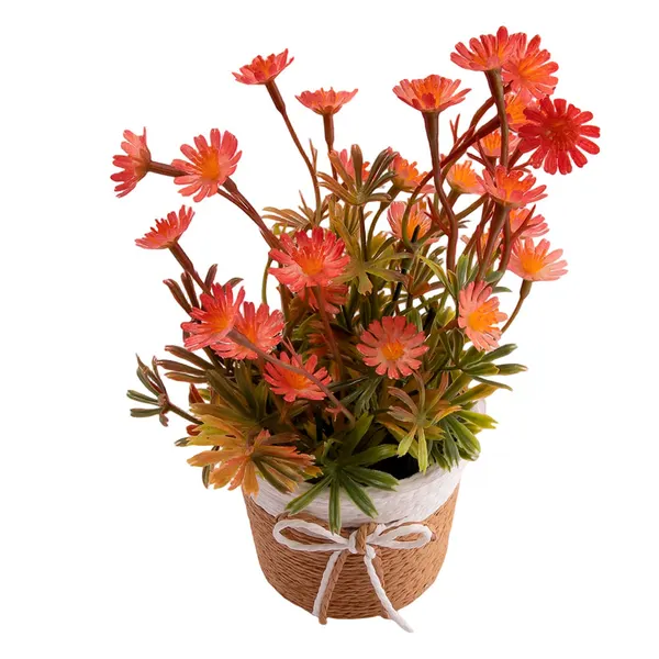 Foto 3 de Vaso Flores Sortido Harmonia Polpa e Plástico PE 10x10x22cm LM3815 - honeyhome