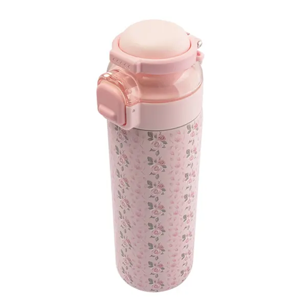 Foto 2 de Squeeze 700ml Estampada Sortida Inox 9,5x7,8x25,5cm Ref. LM4320 - HoneyHome