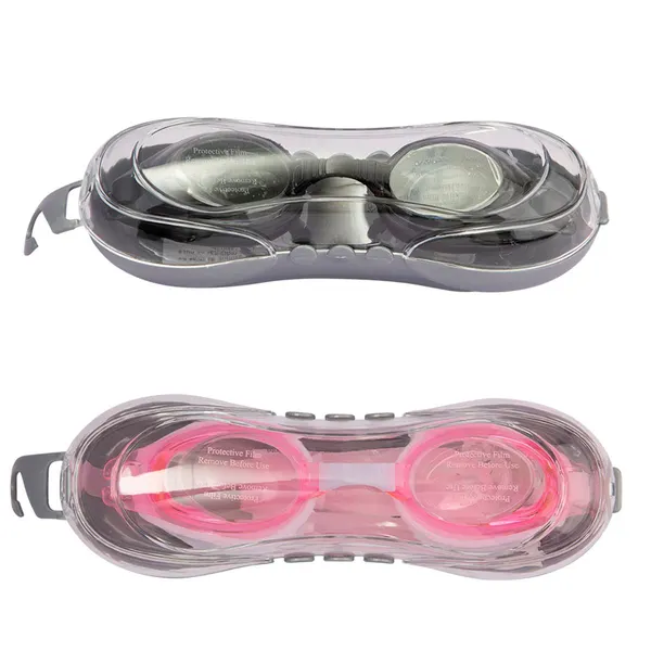 Óculos de Natação Visor Transparente Sortido Tpr E Resina 16,5x4cm LM4204 - honeyhome