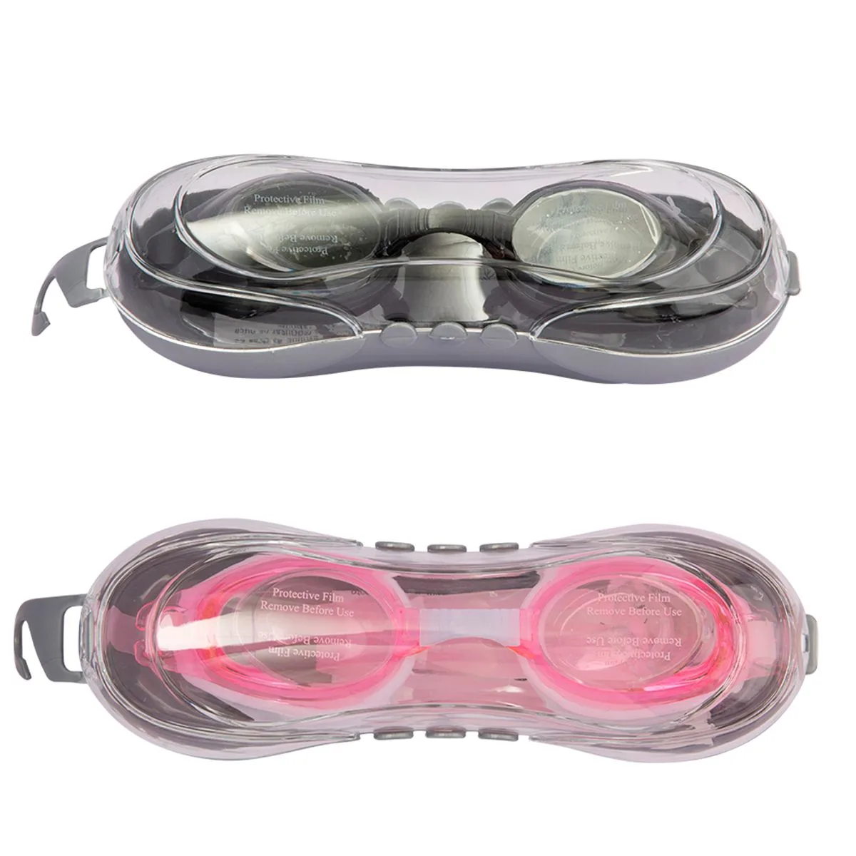Óculos de Natação Visor Transparente Sortido Tpr E Resina 16,5x4cm LM4204 - honeyhome