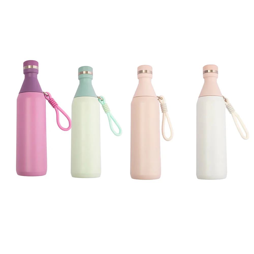 Squeeze 500ml Alça Transporte Inox Sortida LM4318 - honeyhome