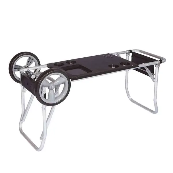Foto 2 de Carrinho de Praia Com Avanço Para Caixa Térmica Preto Ref.2596 Mor