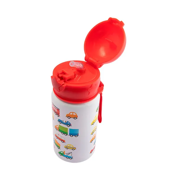 Foto 2 de Squeeze 500ml Plástico Pp E Alumínio 7x7x18,5cm LM4117 - honeyhome