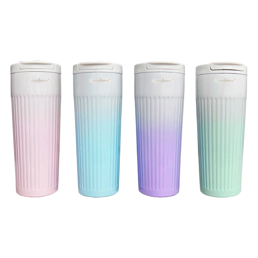 Squeeze Térmica Sortida 500ml Bebidas Frias 12h/ Quentes 6h Inox 8x7,5x20,3cm LM4114 - honeyhome