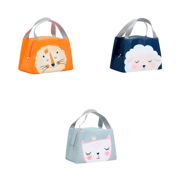 Bolsa Térmica Estampa Animais Sortido Poliéster 23x14x16cm LM2000 - honeyhome