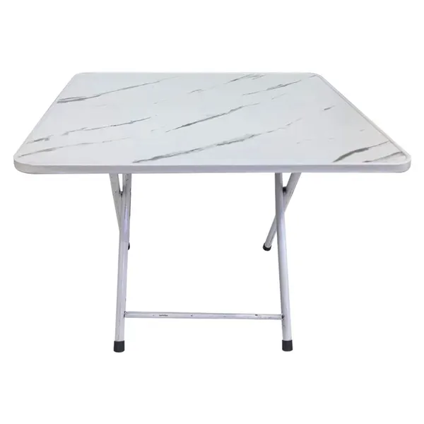 Foto 2 de Mesa Dobrável Padrão Marmorizado 60x60x67cm LM4090 - Honeyhome