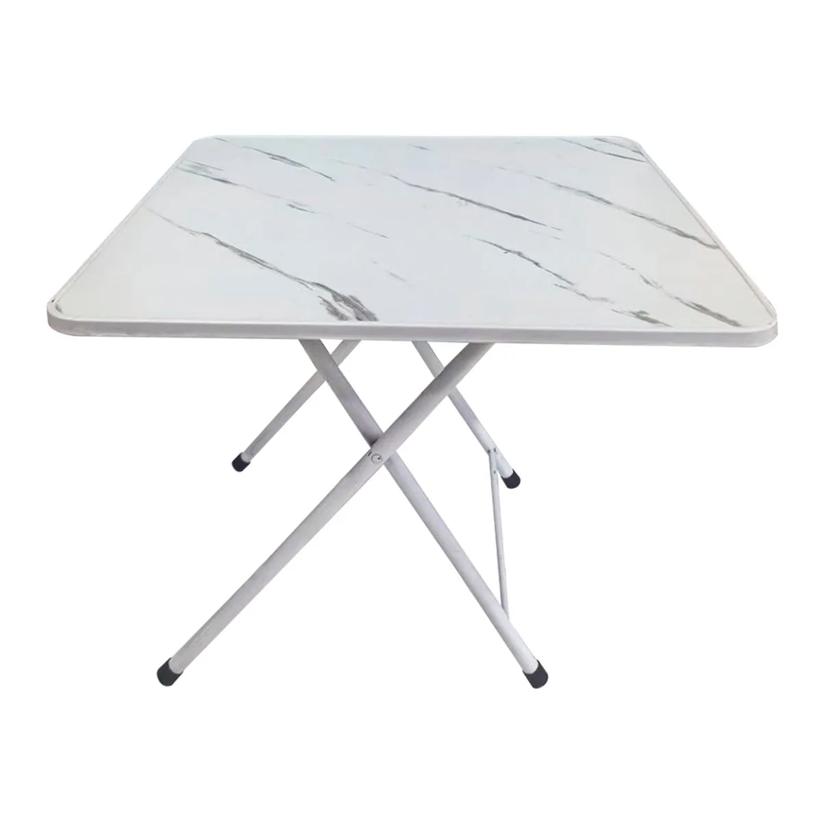 Mesa Dobrável Padrão Marmorizado 60x60x67cm LM4090 - Honeyhome
