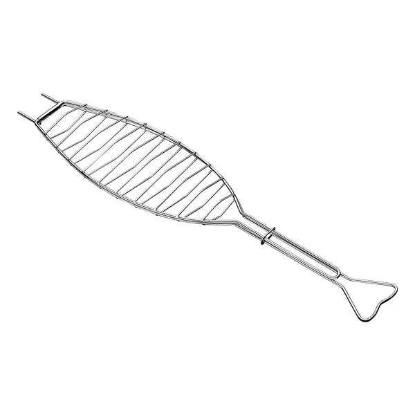Foto 2 de Grelha Para Peixe Tramontina Em Aço Inox 36,3x16,5cm 26483000