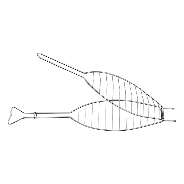 Foto 4 de Grelha Para Peixe Tramontina Em Aço Inox 36,3x16,5cm 26483000