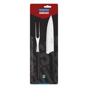 Kit Para Churrasco Tramontina Plenus Lâminas em Aço Inox 2 Peças 23498410